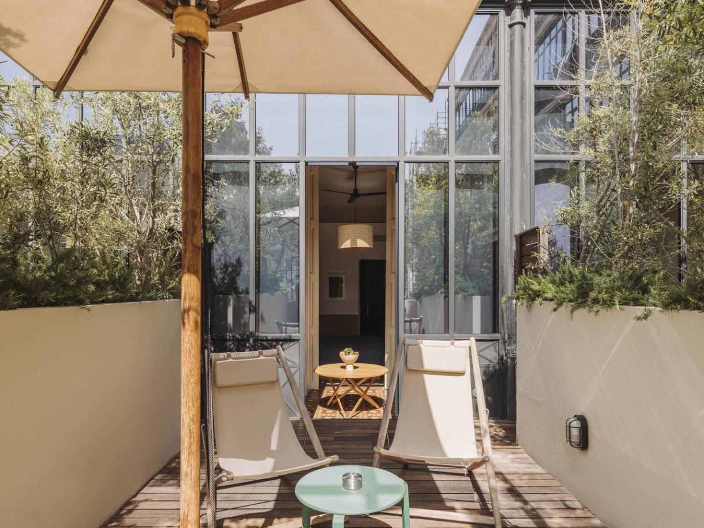 Habitación Doble Deluxe con patio privado